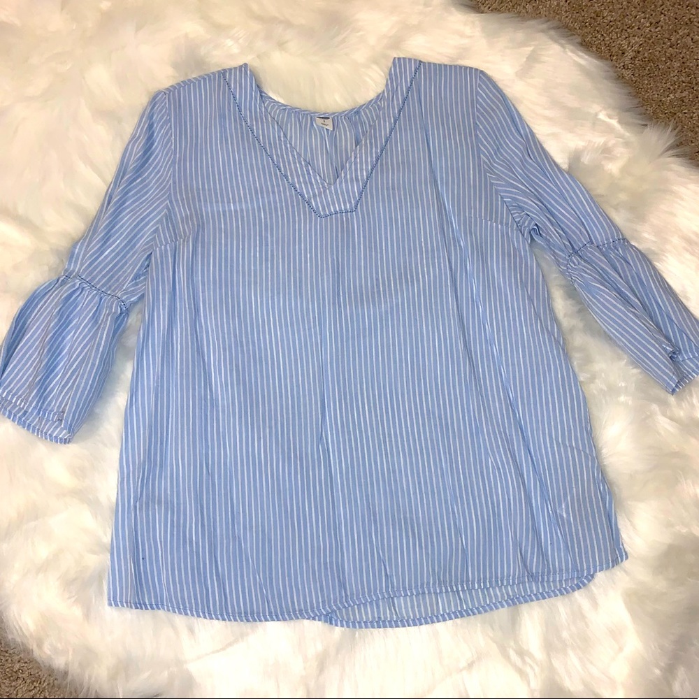 Searsucker print top